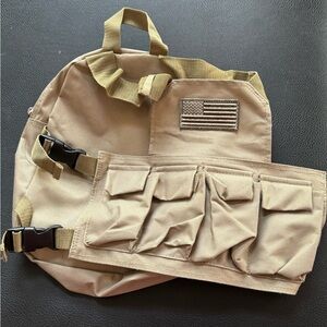military style kids backpack